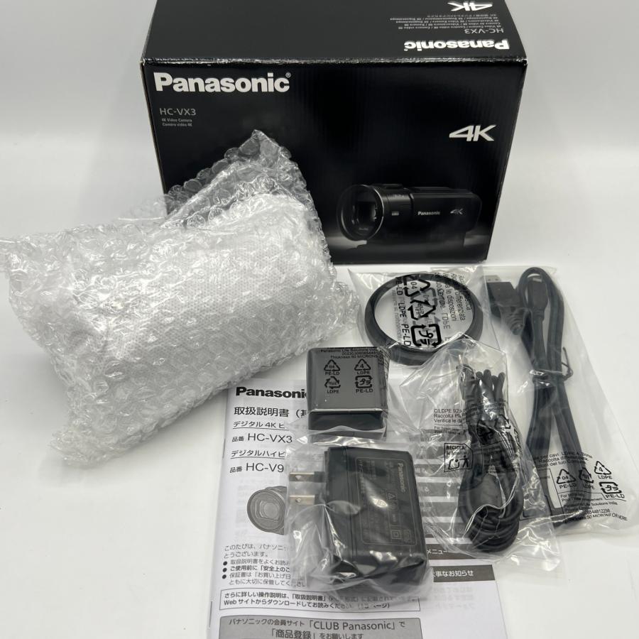 ボーナスストア+5％【新品】パナソニック HC-VX3-K レザーブラック