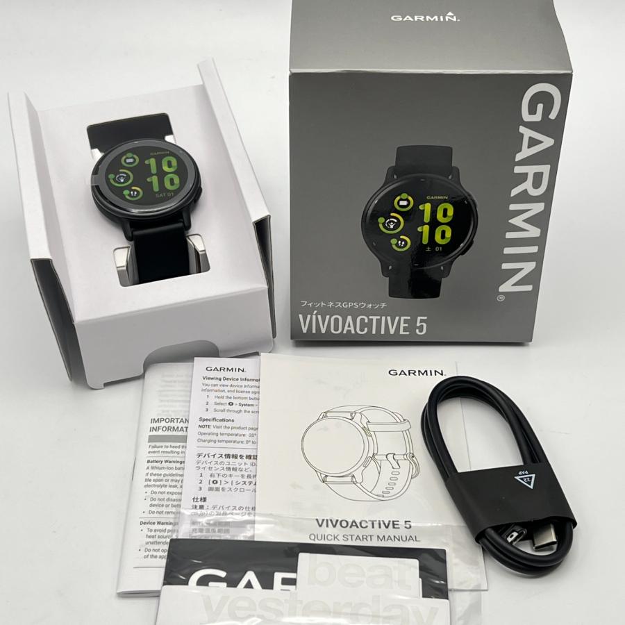 ボーナスストア+5％【新品】GARMIN vivoactive 5 010-02862-40 Black  