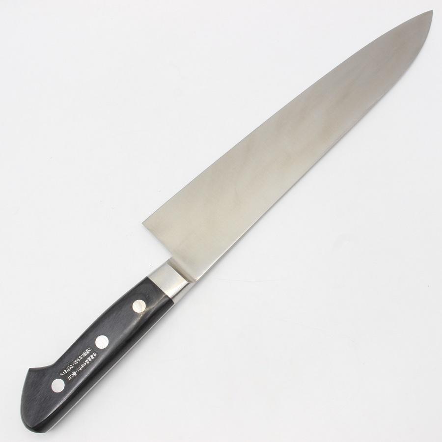 ボーナスストア+5％【新品】泉源兼光 牛刀 モリブデン鋼 九寸 鍔付き柄