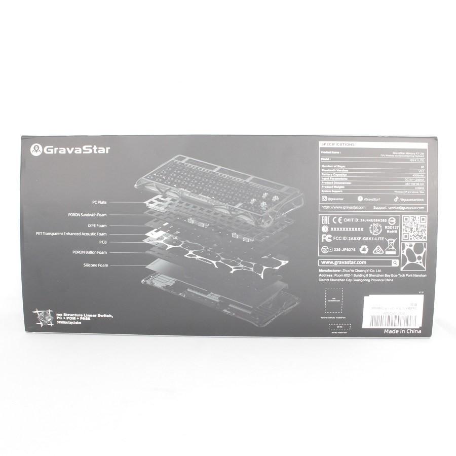 ボーナスストア+5%【新品】GravaStar Mercury K1 Lite 透明 ボーナスストア+5%【新品】GravaStar Mercury K1 Lite 透明