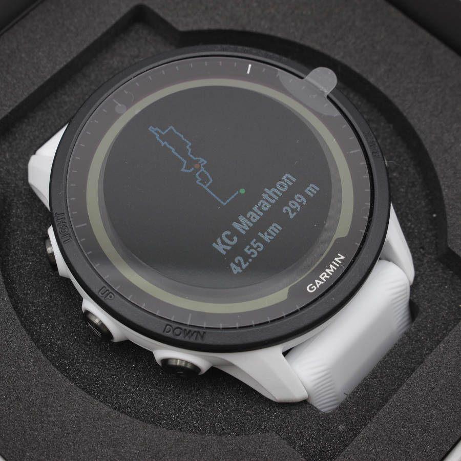 Buy Garmin Forerunner 255 46mm Music Sport Watch Whitestone in Dubai, Abu Dhabi