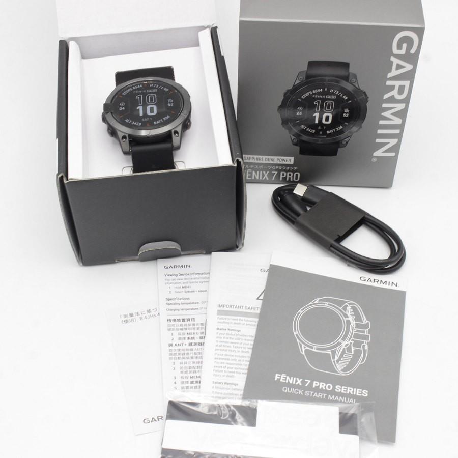 ボーナスストア+5％【新品】GARMIN fenix 7 Pro Sapphire Dual Power 