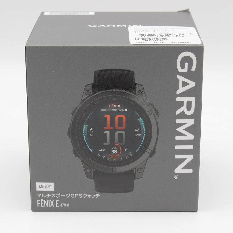 ボーナスストア+5％【新品】GARMIN fenix E 47mm 010-03025-12 Slate 