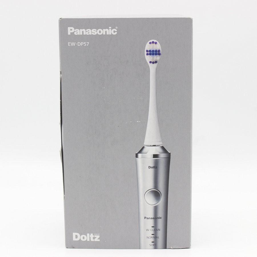 ★新品保証おまけ付★パナソニックDoltz音波ハブラシ・EW-DP57 シルバー ボーナスストア+5％【新品】パナソニック ドルツ EW-DP57-S