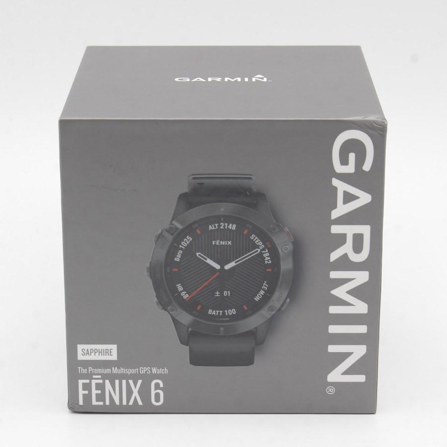 ボーナスストア+5％【新品】GARMIN fenix 6 Sapphire Black 010-02158  