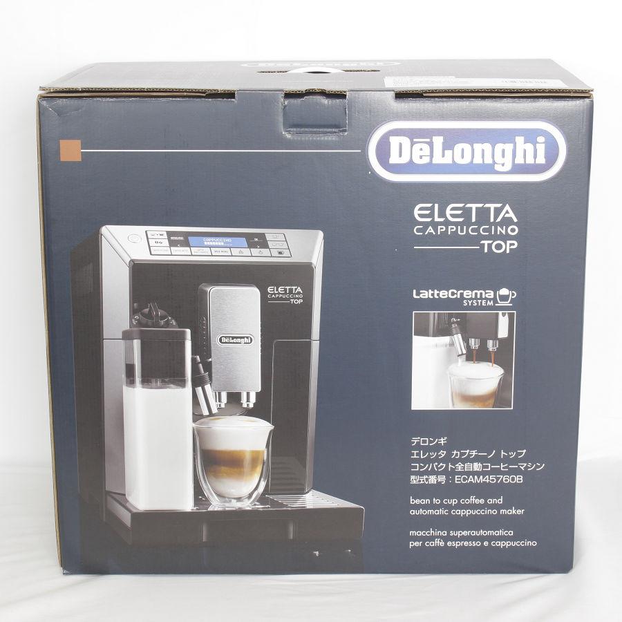 【新品未開封】デロンギ delonghi エレッタ　ECAM45760B エレッタ カプチーノ トップ 【新品】デロンギ ECAM45760B