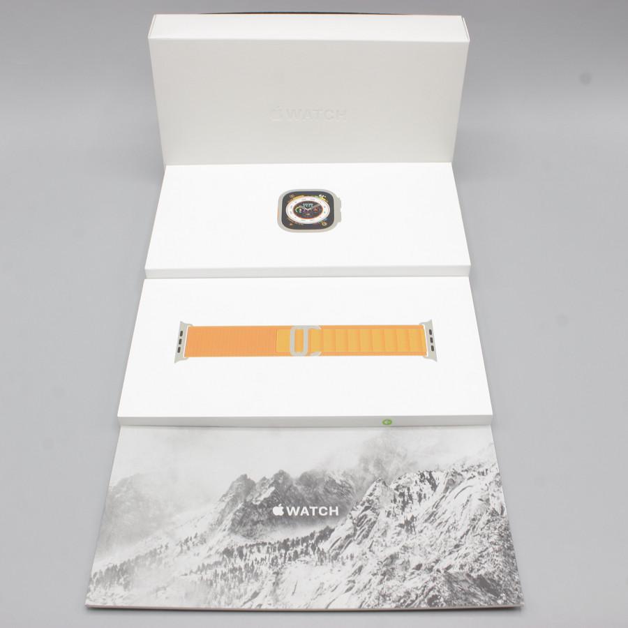 Apple Watch - 人気 保証残有 Apple Watch Ultra オレンジアルパインループ M Apple Apple Watch Ultra GPS+Cellularモデル 49mm MNHH3J/A
