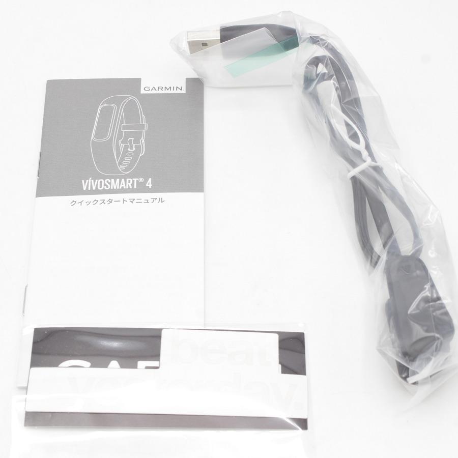 【新品】GARMIN vivosmart 4 010-01995-64 Blue Silver レギュラー スマートウォッチ ガーミン ...