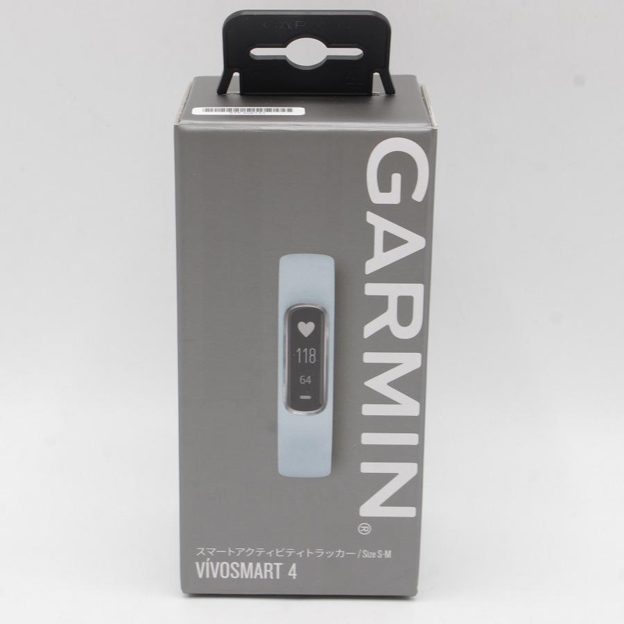 【新品】GARMIN vivosmart 4 010-01995-64 Blue Silver レギュラー スマートウォッチ ガーミン ...