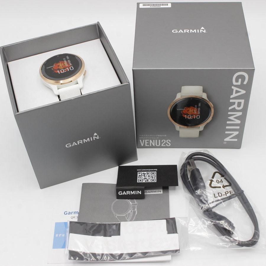 ボーナスストア+5％【新品】GARMIN Venu 2S Music White/Rose Gold 010 