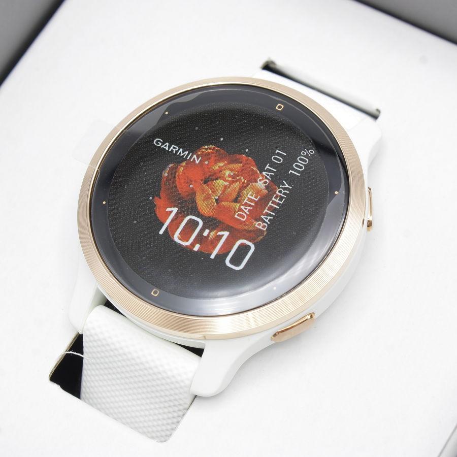 ボーナスストア+5％【新品】GARMIN Venu 2S Music White/Rose Gold 010 