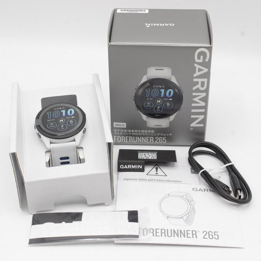 ボーナスストア+5％【新品】GARMIN Forerunner 265 Music White 010  