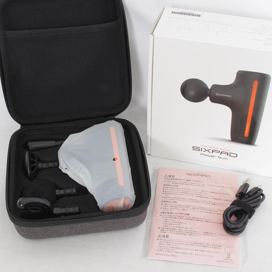 新品未使用　SIXPAD　シックスパッド　MTG SE-BF03A BLACK レンタル] MTG シックスパッド(SIXPAD) SE-BF03A Power Gun