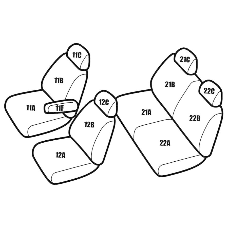 品番sg ハスラー Mr52s Mr92s R2 2 定員4人 レガリア パンチング シートカバー Rgcusg レガリアシートカバー 通販 Yahoo ショッピング