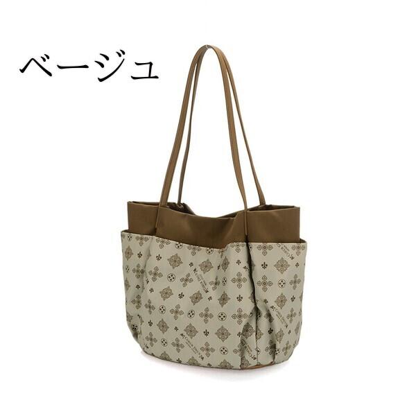 極美品、お手頃価格のチェッカー柄ショッピングバッグ ハンドバッグ モノグラム ☆バッグ ショルダーバッグ モノグラム柄 ポリエステル 合皮 カバン 鞄