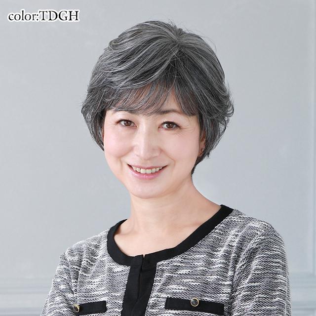プリシラ ミセスウィッグ エアリーカールショート A-112 ウィッグ 女性 ショート 50代 60代 70代 80代 白髪 プリシラ ミセス