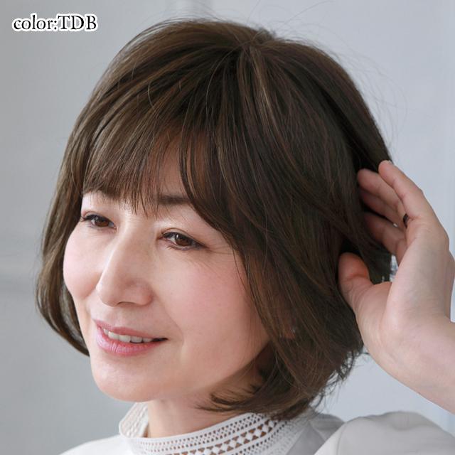 ウィッグ ショート ボブ フルウィッグ プリシラ ミセス ネオクラシック