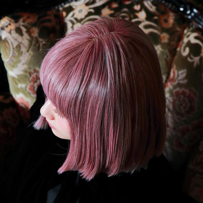 ウィッグ ボブ フルウィッグ エッジブラントボブ ストレート オール