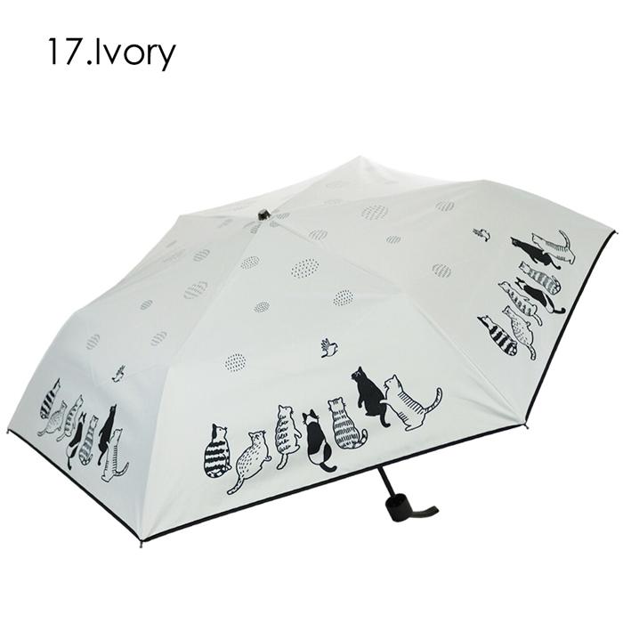 折傘】晴雨兼用 折りたたみ 日傘 雨傘 折りたたみ傘 ねこ ネコ UV