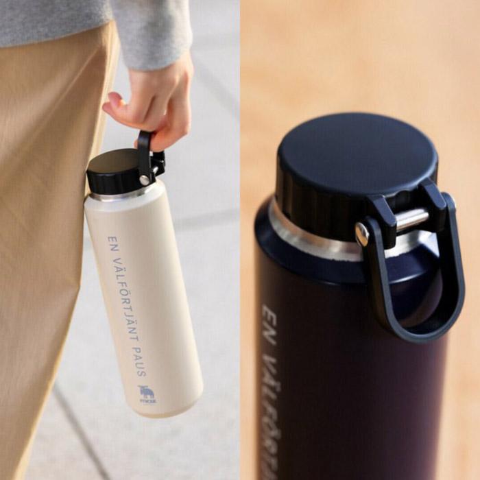 moz（モズ） ハンドル付き ステンレスマグボトル 真空二重構造 水筒