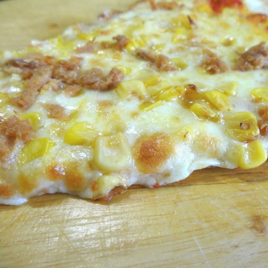 自宅deシネマピザ　■コーンとツナ■　｜regalo-pizza｜02