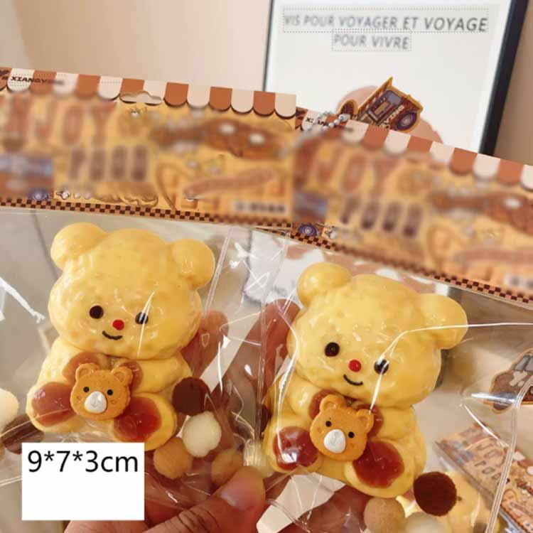 パン型 パン屋さん 食品サンプル 【3点セット】スクイーズ玩具