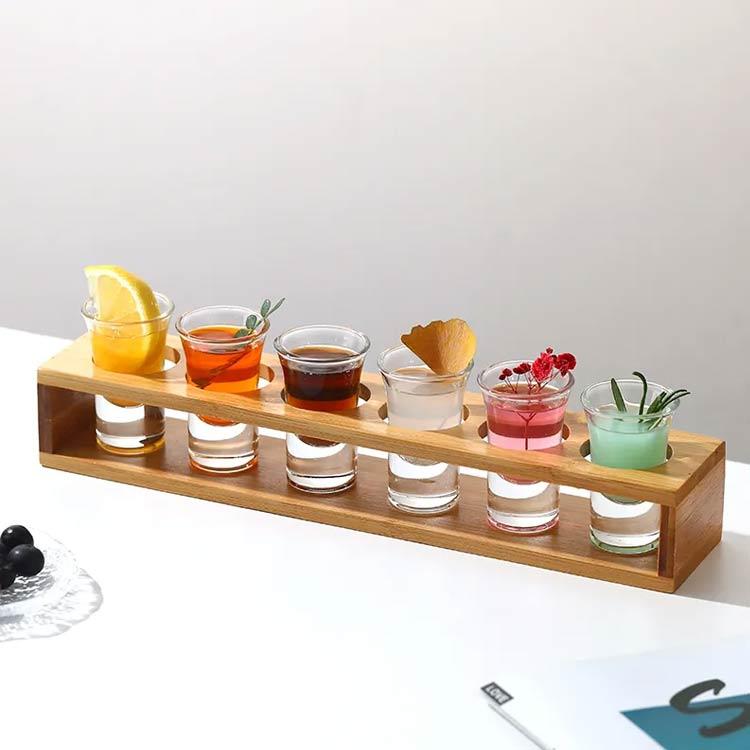 グラス パーティー用 レストラン ショットグラスホルダー 6 バー 15ml
