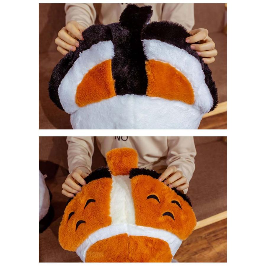 ふくふく シマちゃん シマエナガ 25cm*30cm ぬいぐるみ 30cm*40cm BIG