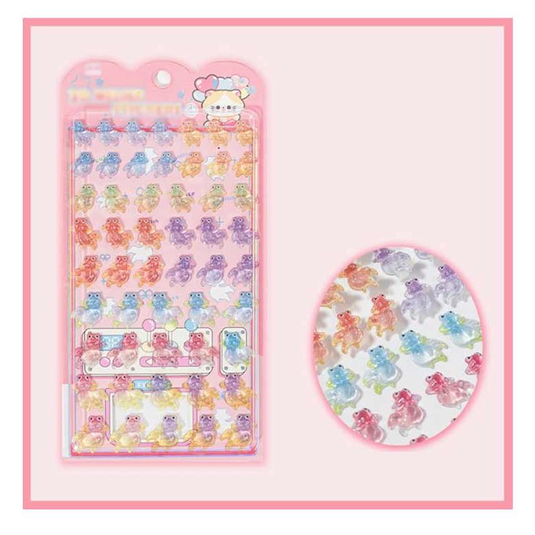 シール 2枚セット！ぷくぷくシール つやつや ご褒美シール ぷっくり