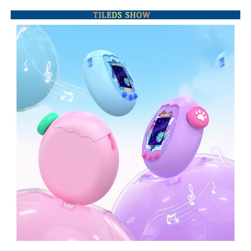 ケース 全面保護 落下防止 シリコンカバー ブルー Paradise たまごっち
