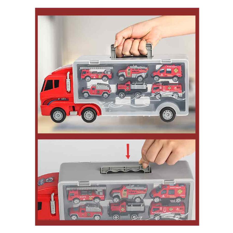トイカー ミニカー おもちゃ ミリタリー車 工事カー 6台ミニカーセット 