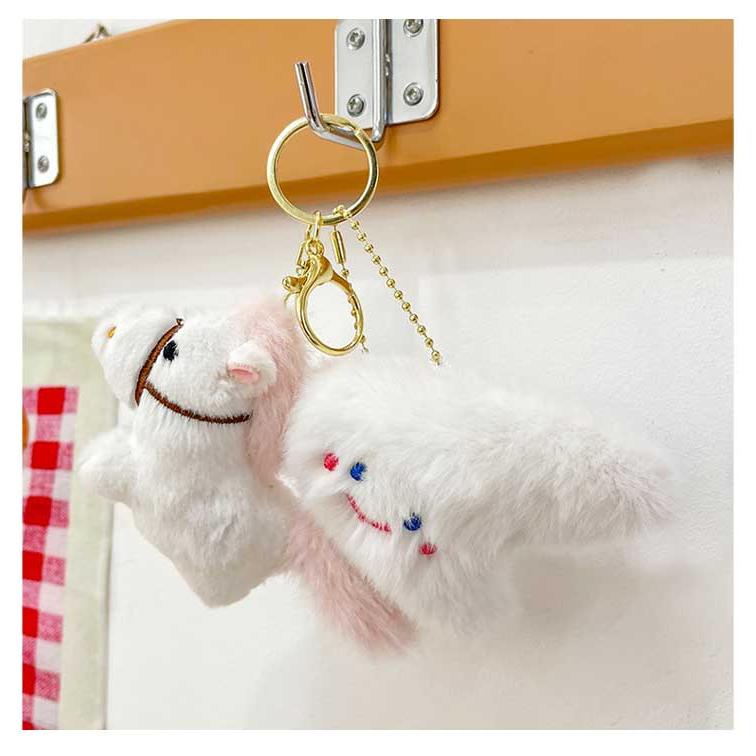 マグネットぬいぐるみキーリング トレカ コンプ 馬 午年贈り物 動物