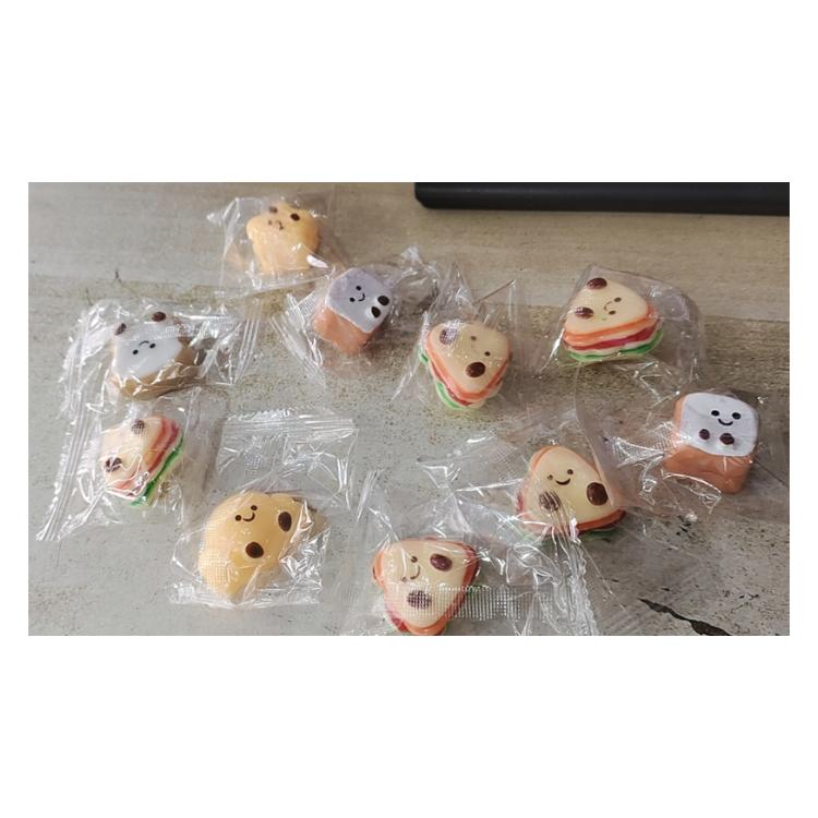 スクイーズ 無害 10点セット おもちゃ ミニ 食べ物 グッズ ドーナツ