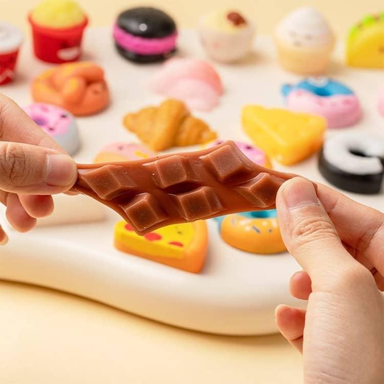 スクイーズ 無害 10点セット おもちゃ ミニ 食べ物 グッズ ドーナツ