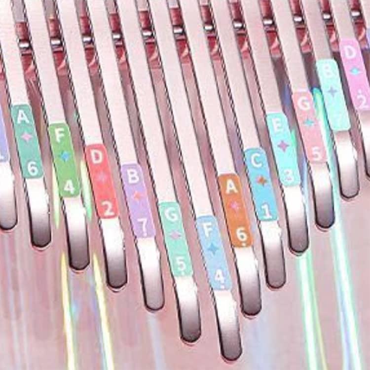 アクリルカリンバ 親指ピアノ カリンバ 21キー 携帯用 初心者 透明 【送料込み‼️】Melode Merry MMK-BEAR/Cアクリル製カリンバ