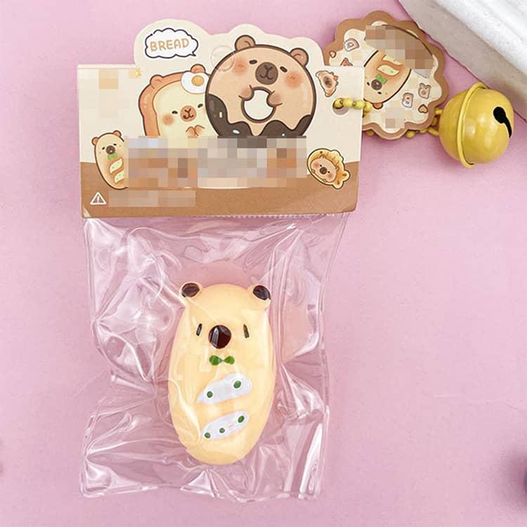 カピバラ スクイーズ ボールチェーン付き おもちゃ ミニ チャーム