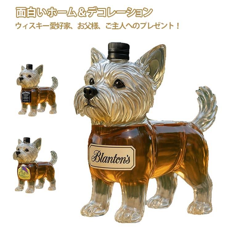 デキャンタ ウイスキーボトル 犬 ウィスキーボトル フレンチブルドッグ