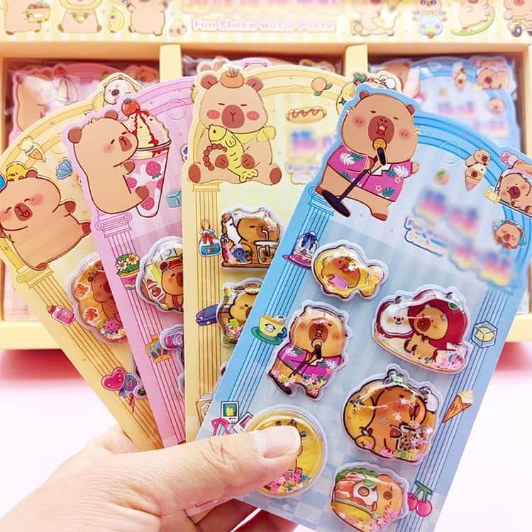 ウォーターシール 3D立体 水揺れシール ぷくぷくシール ぷっくりシール