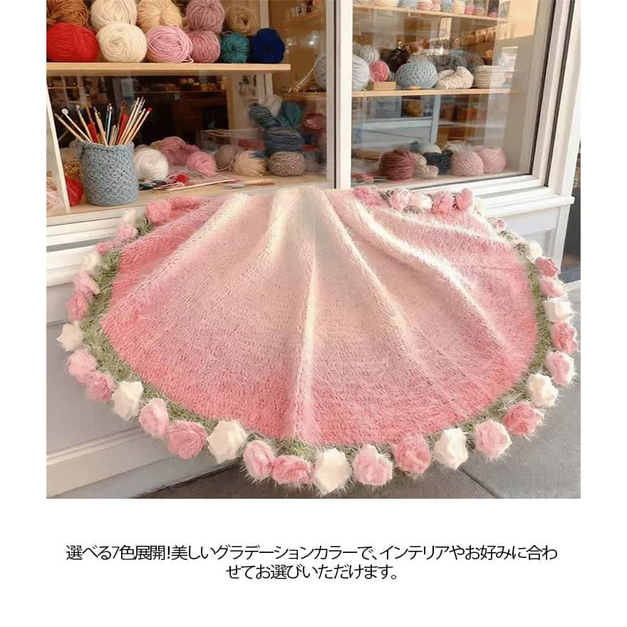 DIY グラデーション かぎ針編みキット 手編み バラの花束の