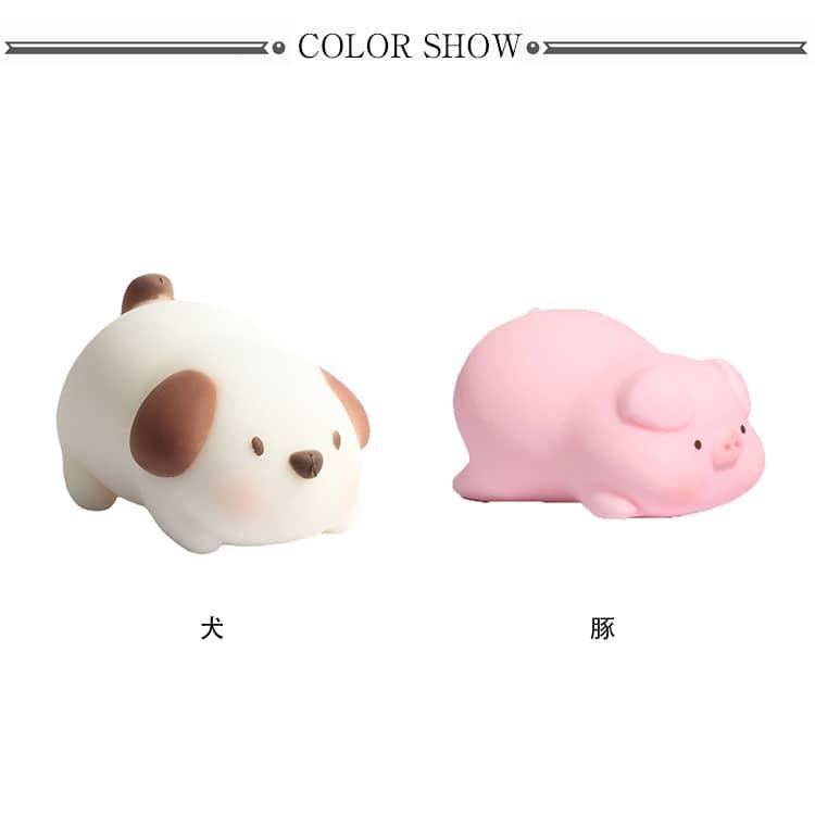 低反発 豚 ストレス解消グッズ 握るおもちゃ 犬 かわいい スクイーズ