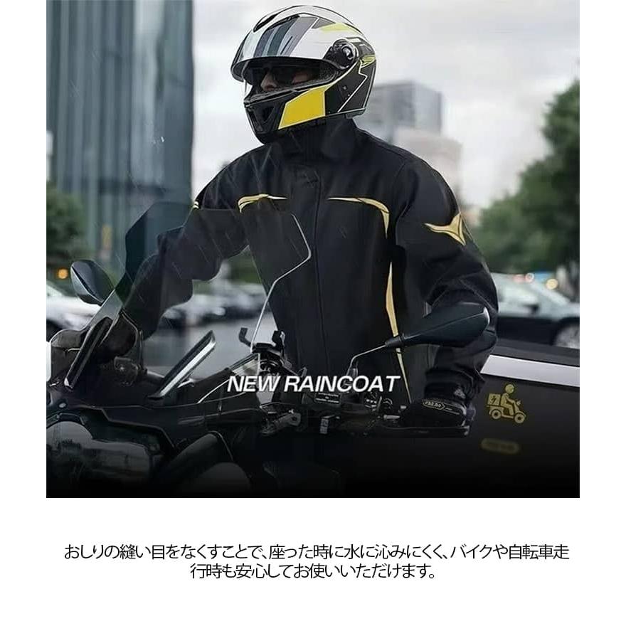 HONDA バイク防水透湿ジャケット/パンツ ブラック Lサイズ（美品） 撥水 レディース レインスーツ レインパンツ 超防水 レインウェア 上下