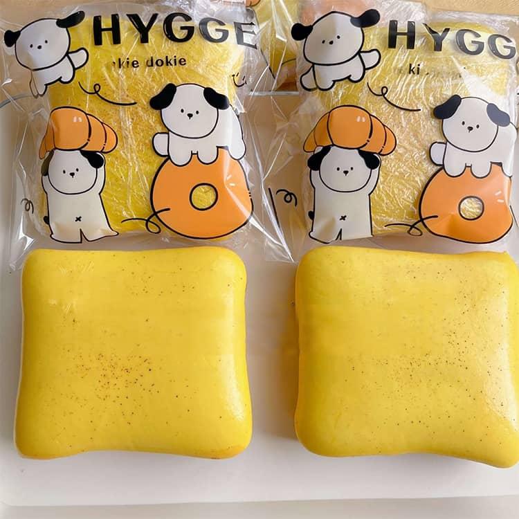 パン スクイーズ 食べ物シリーズ トースト もちもち ふわふわ 【2個