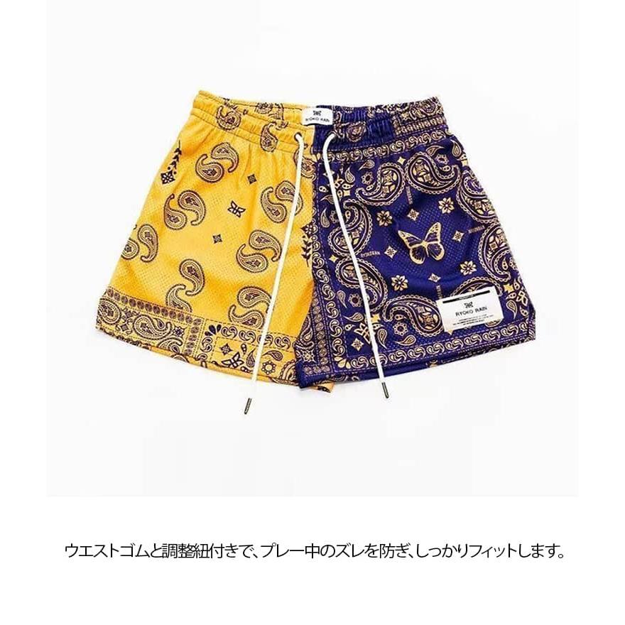 バスパン スポーツ バスケパンツ メンズ バスケットボールパンツ 接触