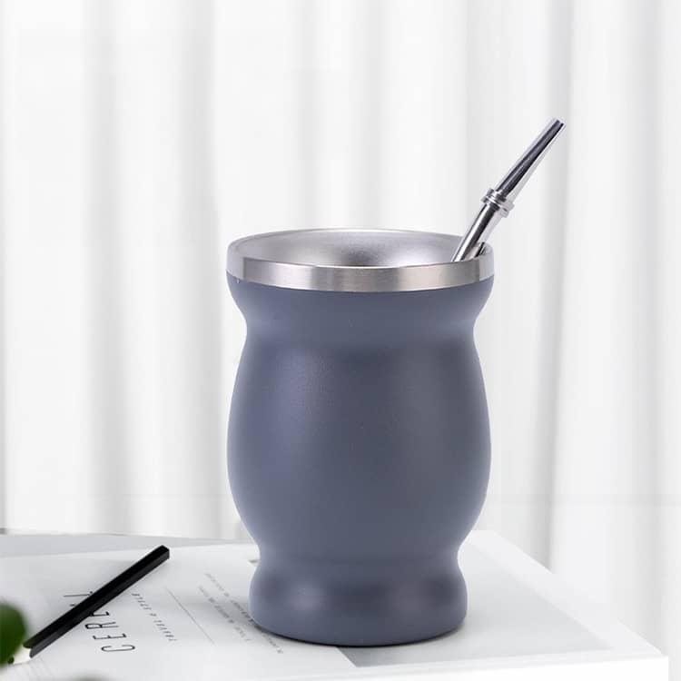 グァンボ 3点セット マテ茶カップ ステンレス製 マテ茶セット