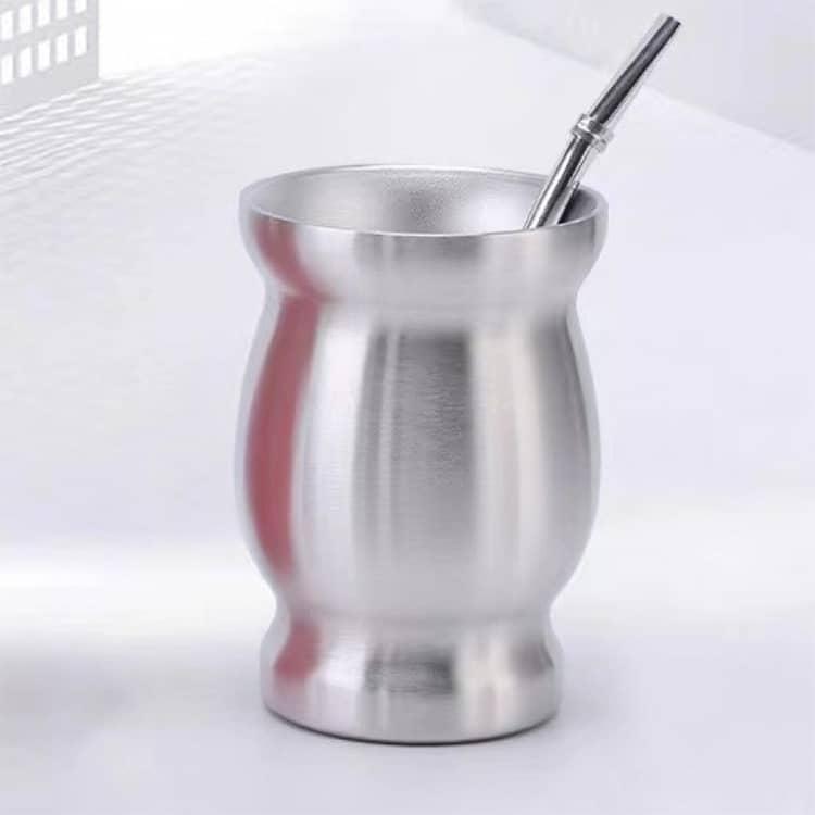 グァンボ 3点セット マテ茶カップ ステンレス製 マテ茶セット