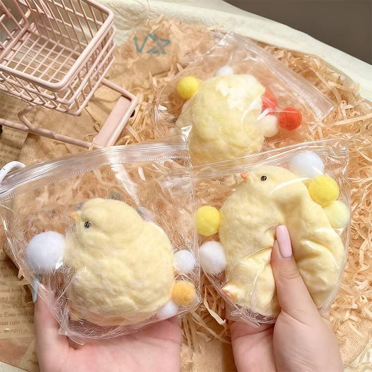 触感 3個セット ひよこちゃん ふわふわ 癒しグッズ ストレス解消