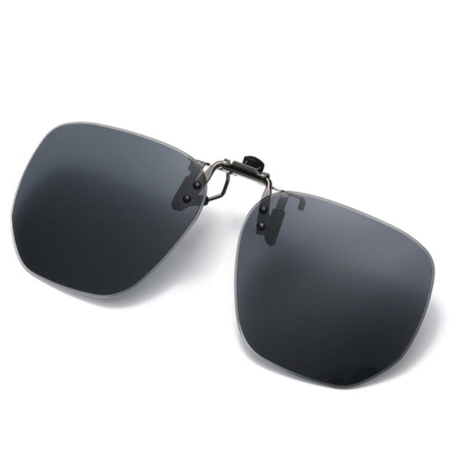 クリップ式 偏光サングラス 跳ね上げ式 メガネに付ける 釣り バイク 車 ドライブ clpsgREGANOIR STORE 通販