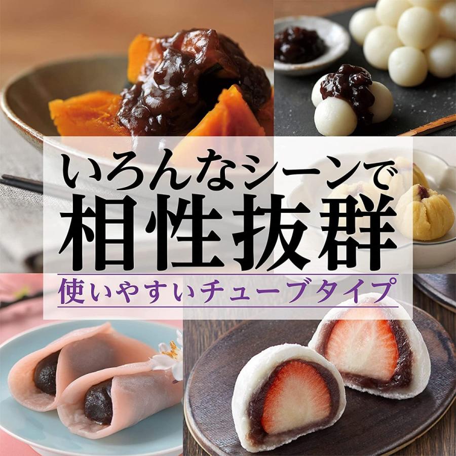井村屋 そのまま つぶあん＆こしあんトッピング 130g各1本 簡単に使え