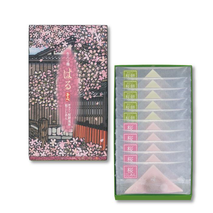 生八つ橋 春のおたべ 季節限定 2種詰め合わせ 8個入り 桜餅あん4 生八つ橋 春のおたべ 季節限定 2種詰め合わせ 8個入り 桜餅あん4