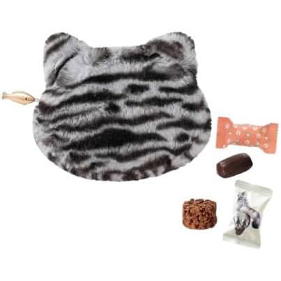 メリーチョコレート ねこみゃみれ もふにゃふポーチ（サバトラ）5個入